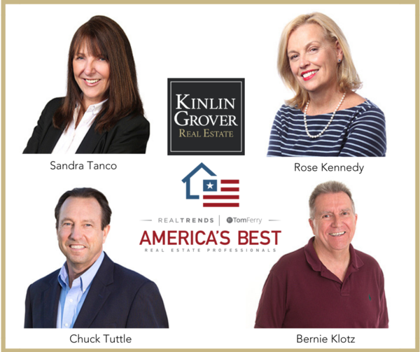 Graphic of headshots of Sandra Tanco, Rose Kennedy, Chuck Tutle and Bernie Klotz as America's Best 2020