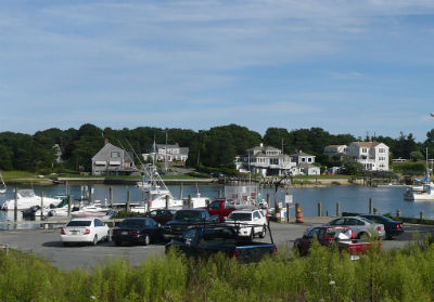 A view of Bass River Massachusetts from the Dennis side of the river.