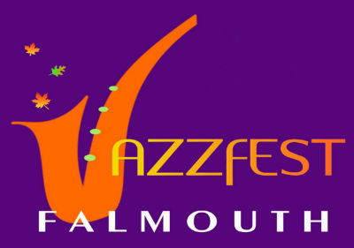 Graphic for Falmouth, MA Jazzfest logo.