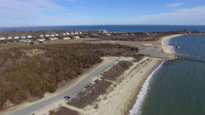 Photograph of Round Hill Beach in South Dartmouth, Massachusetts.